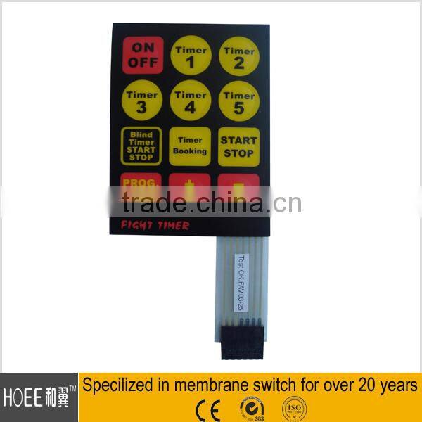 Home Appliance 4x4 Press numeric tactile Metal Keypad with backlit