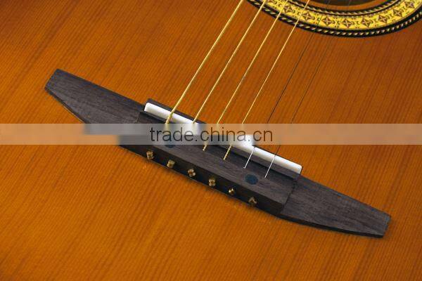 39inch vintage guitar spruce acoustic electric guitar