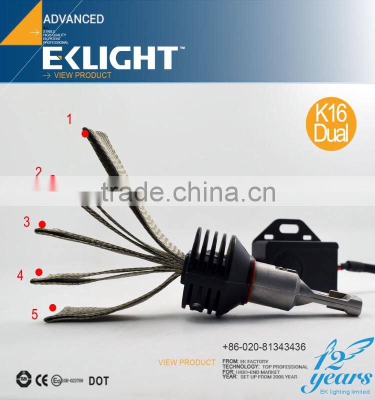 Smart System High Power Fanless H1 H4 H7 H11 H13 9005 9007 auto led headlight / Led Headlamp Car 9004