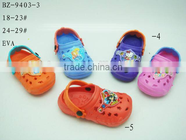 2015 (BZ-9403-3-4-5) comfortable Kids EVA Garden Shoes Clogs