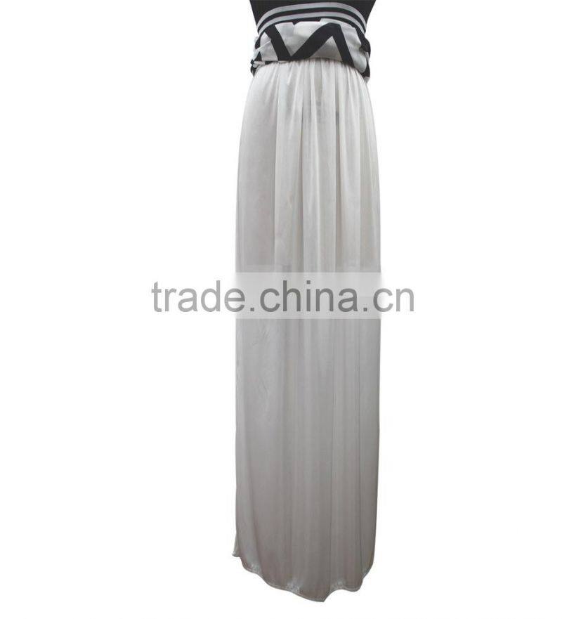 new summer wave stripe dress waist halter dress