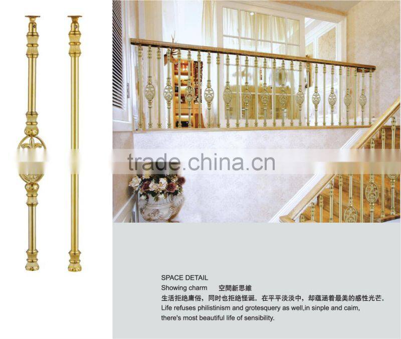 850mm galvanized metal glass balustrade