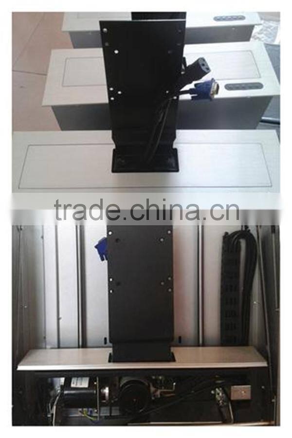 hot sale conference table hidden lcd lift mechanism