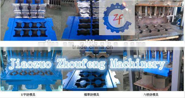 different size coloful refractory concrete brick making machine (Skype:sophiezf3)