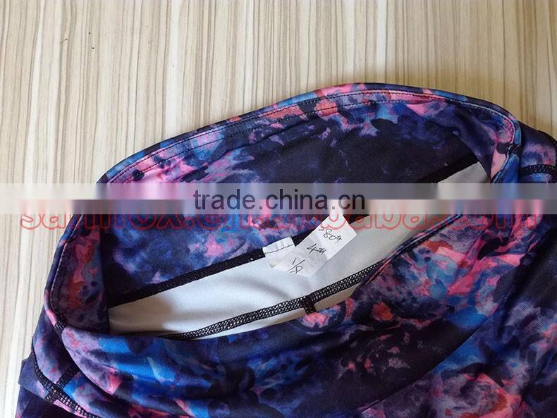 280-1 OEM 87%NYLON 13%SPANDEX Sublimated Mesh Stitching Women GYM Custom Wholesale Leggings