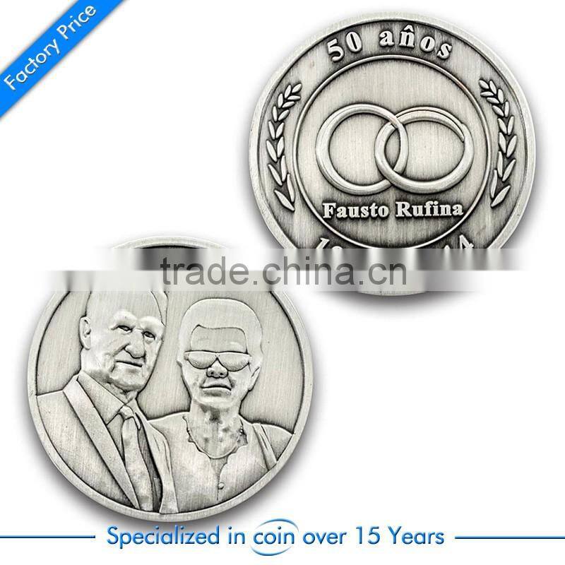 2016 high quality enamel souvenir coin with custom logo