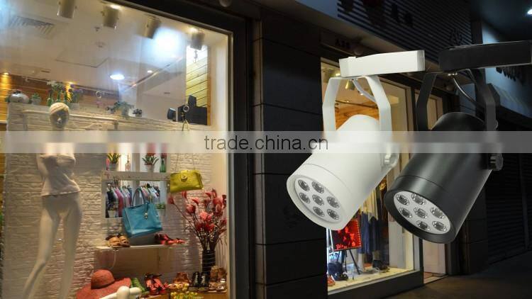 CE and Rohs approved shoot design 12w led track rail lights