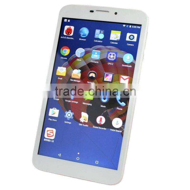 China tablet pc manufacturer with 6.95 inch android 5.1 4G 3G GSM MTK 8735 Quad core 1280*720 IPS dual sim table pc