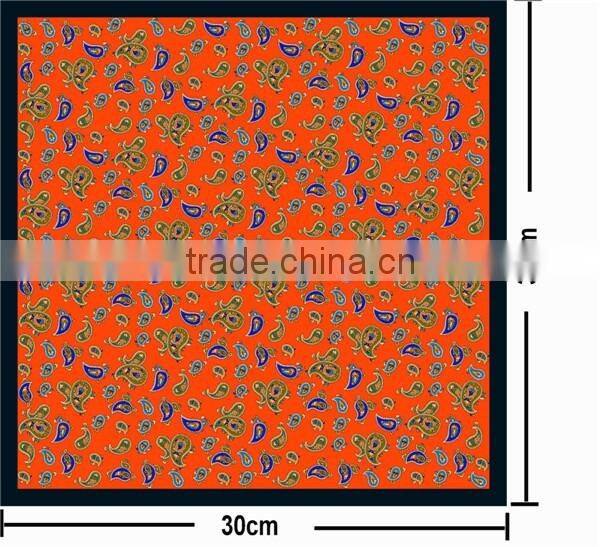 2016 pocket square case, pocket square gifts, custom print pocket square with logo DPS007