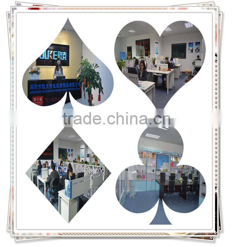 Silk screen printing transparent acrylic name plate holder for sale