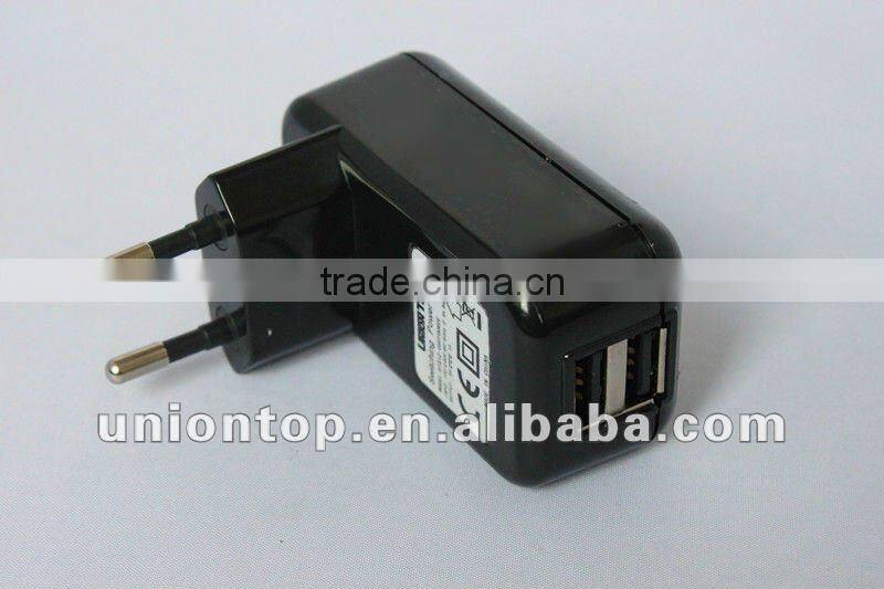 Shenzhen Manufacturer Foldable 4 USB Power Adapter 230V 5V 1A