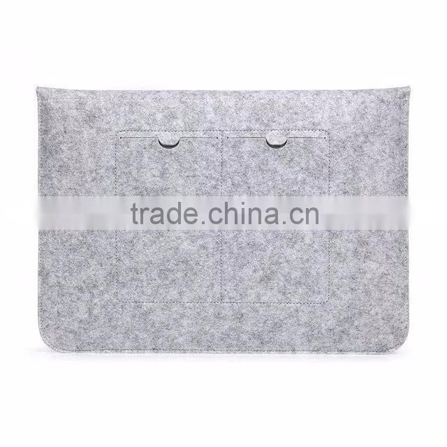 Deluxe Grey Wool Felt Case For Macbook Pro Retina 13