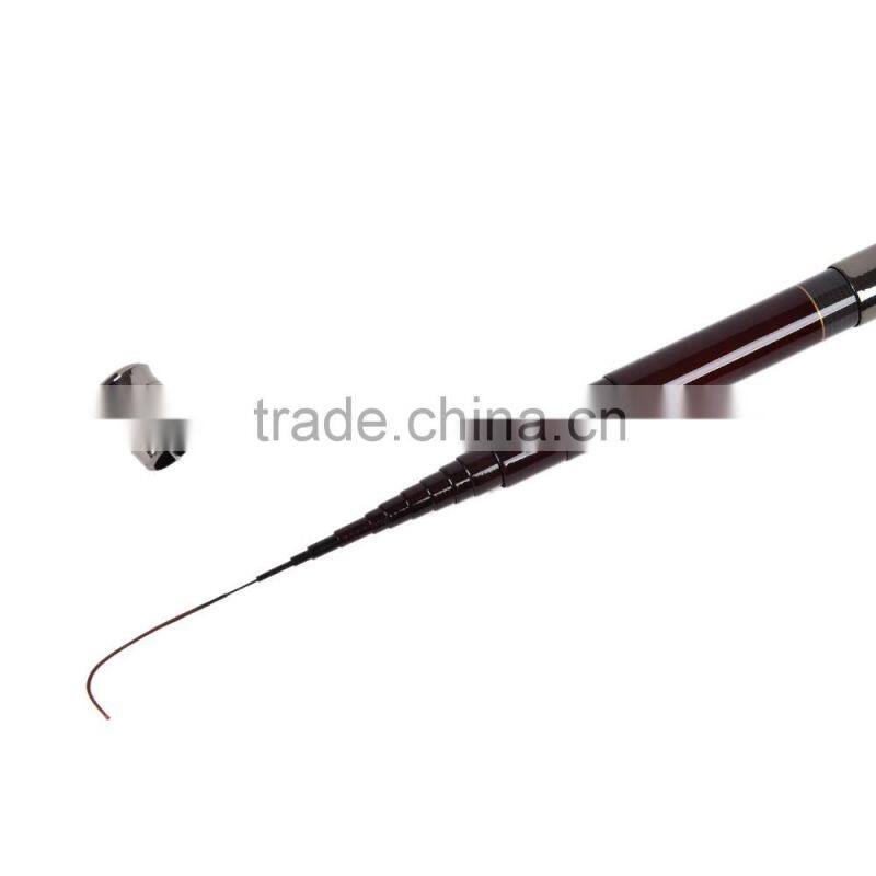 5.4m / 17.72ft Carbon Fiber Portable Telescopic Fishing Rod Ultralight Mini Pole Travel Fishing Tackle