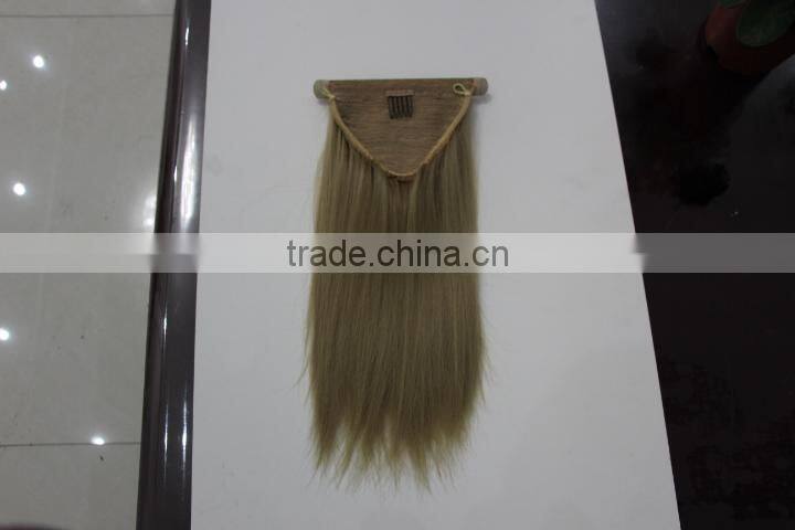 100% Human hair ponytail