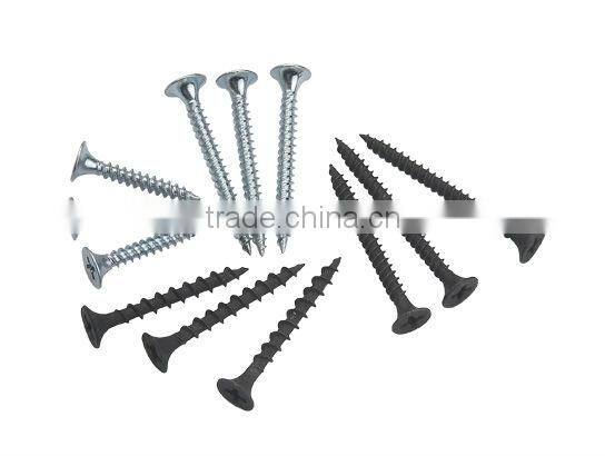 Drywall screw black phosphated