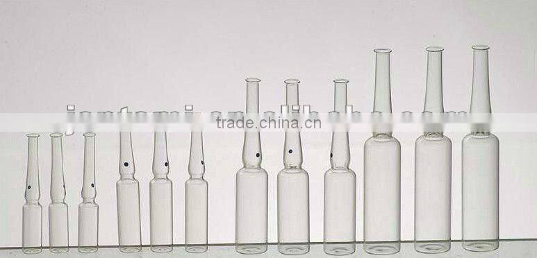 clear medical glass ampoule with large stock