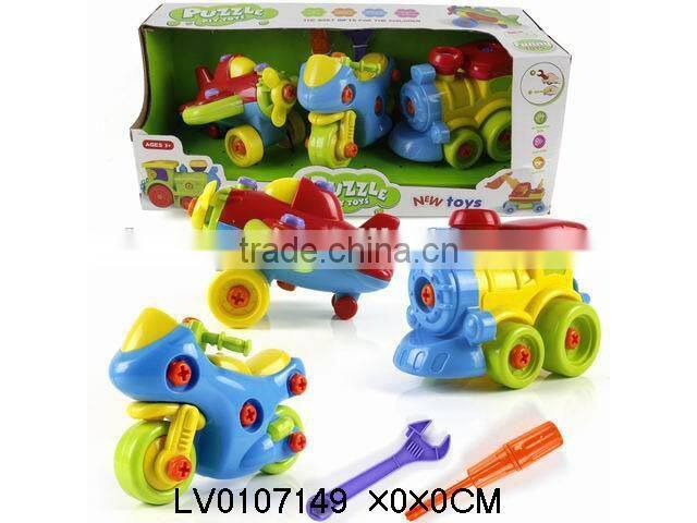 Funny take part plastic car intelligent toy