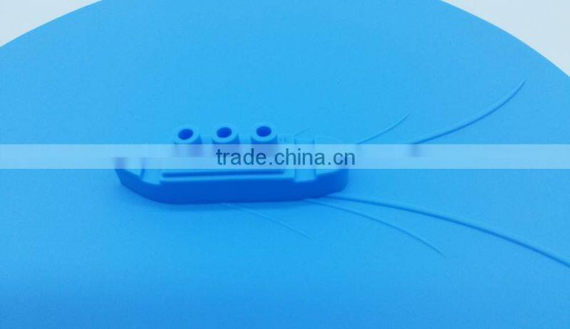 FDA food grade steam ship silicone pot cover lid for bowls, cups ,pans or containers set of 3