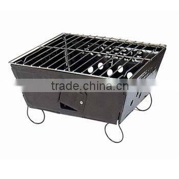 Barbecue charcoal bbq grill steel with electrophoresis