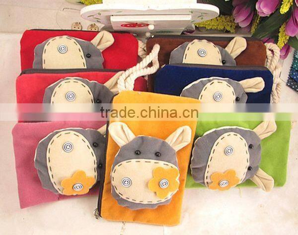 Little Donkey Single Pull Fabrics Woman Coin Wallet Wholesale ZTCW-0015