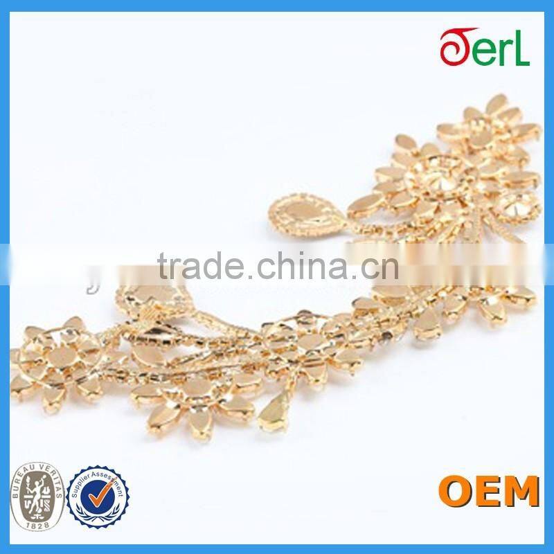 New Design! Rhinestone Memorial Crystal Personalized Ornaments for Wedding Dresses