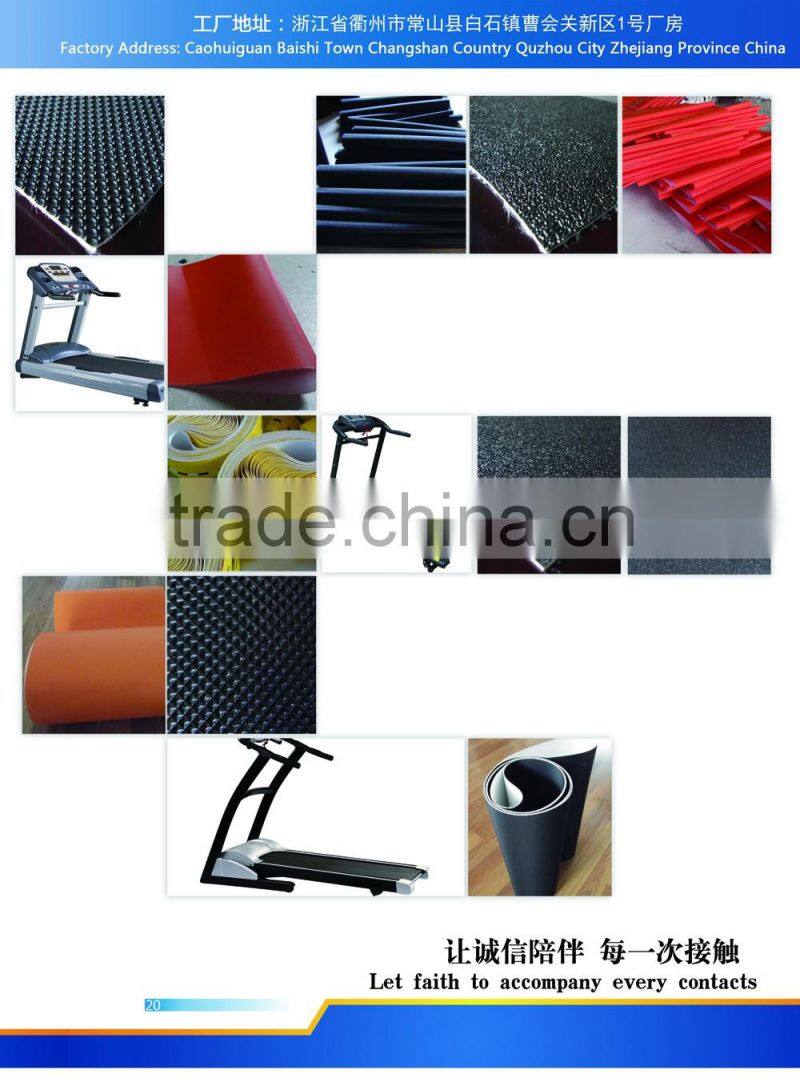 Iso Standard Pvc Treadmil Conveyor Belt