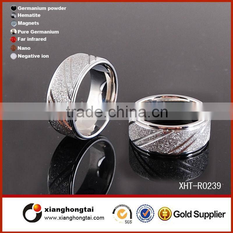 wholesale fashion classic silver jewelry costume textured rings