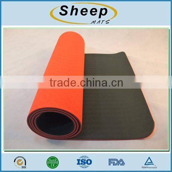 Eco-friendly anti slip fitness mat yoga mat for floor sports