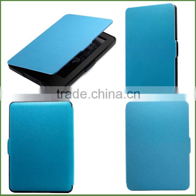 For Amazon touch ereader leather covers cases,e-reader cover case,e-book case cover