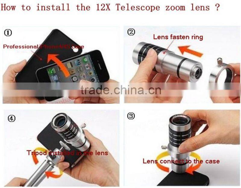12X zoom telescope camera android zoom lens