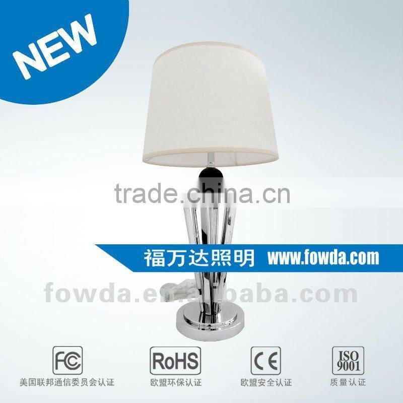 FOWDA modern stainless steel table lamp