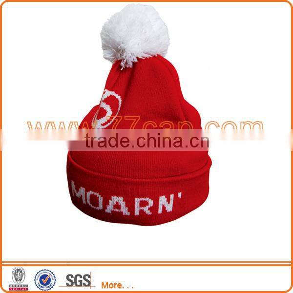 2014 Colorful Kids Knitted Winter Hats Beanies with Pompom