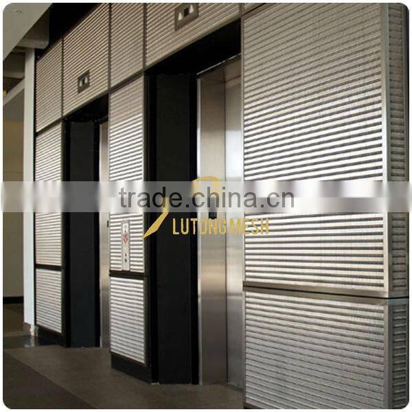 wire mesh for elevator cab interiors decoration