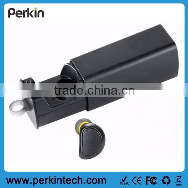 PB08 super mini & micro bluetooth earphone in-ear for music and hands-free communication with MIC and power box