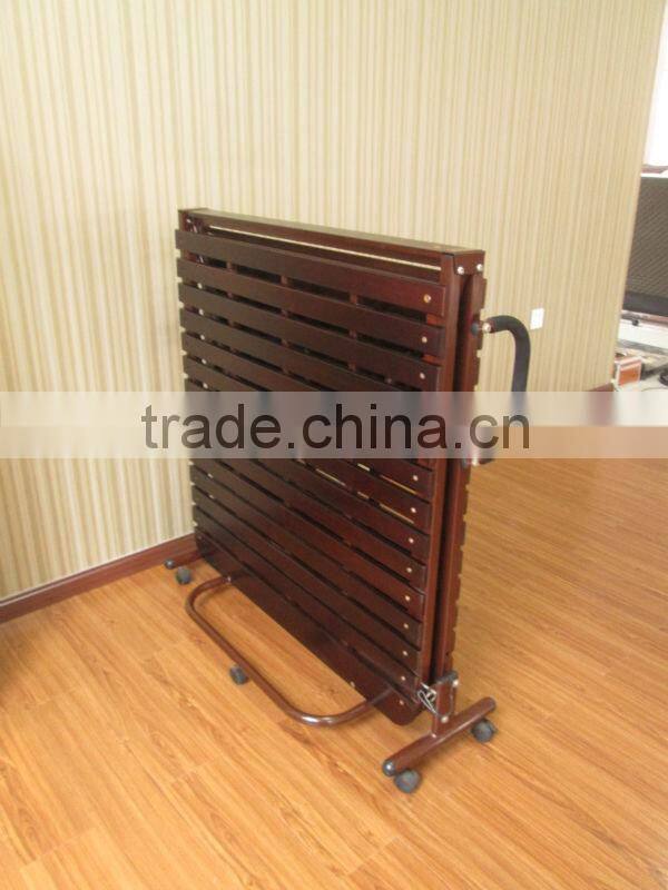 Summer Folding Batten Bed Wood Guest Room Bed