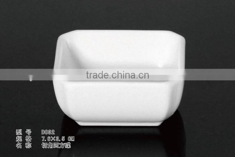 100% mealmine A5top food grade square cheap unbreakable melamine p square dish with custom print