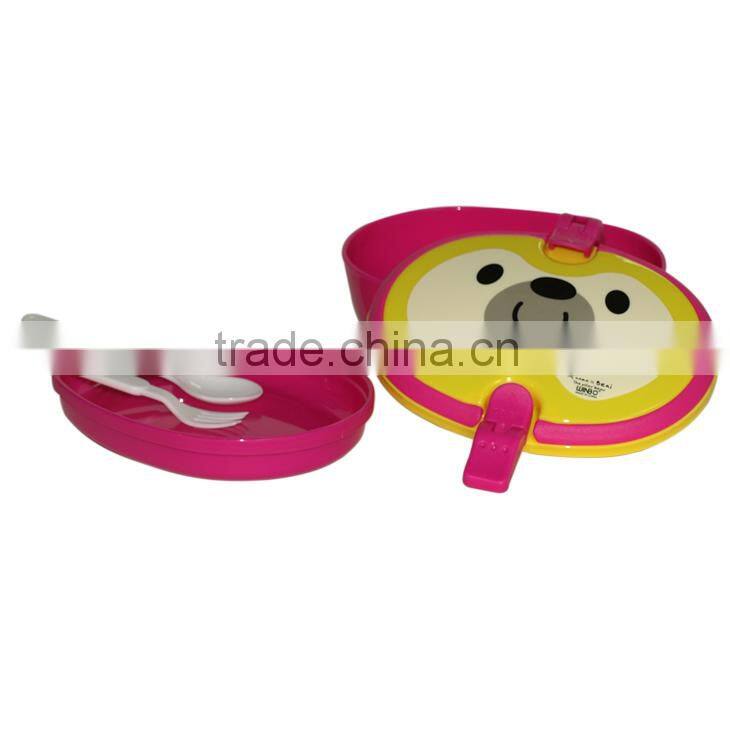 PP bento lunch box with handle