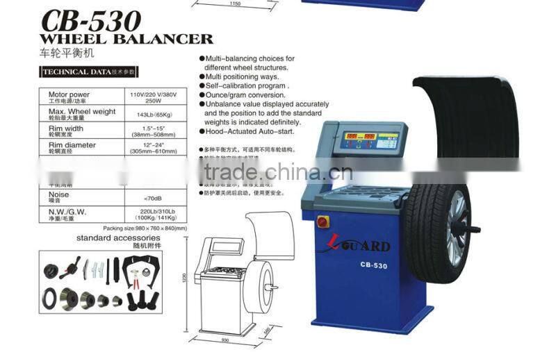 di balancer economicoCB-530 ,used tire balancer for salencer