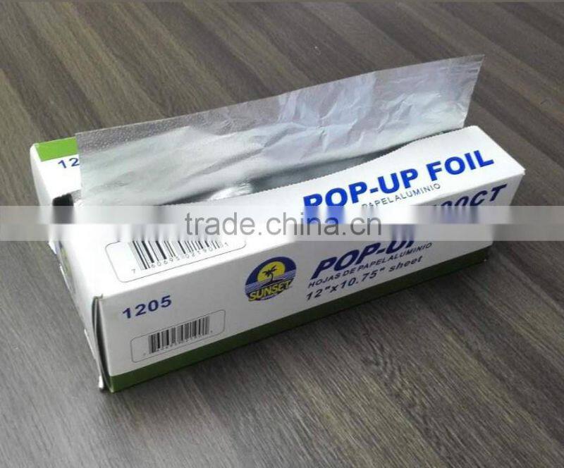 2016 Factory Household aluminum foil food wrapping paper