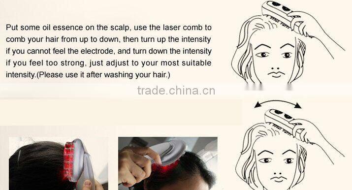 Factory outlet laser hair growth comb anti-hair grow machine