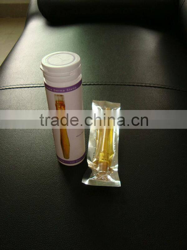Cosmetic Stamp Derma With 35 Titanium Gold Needles Derma Roller