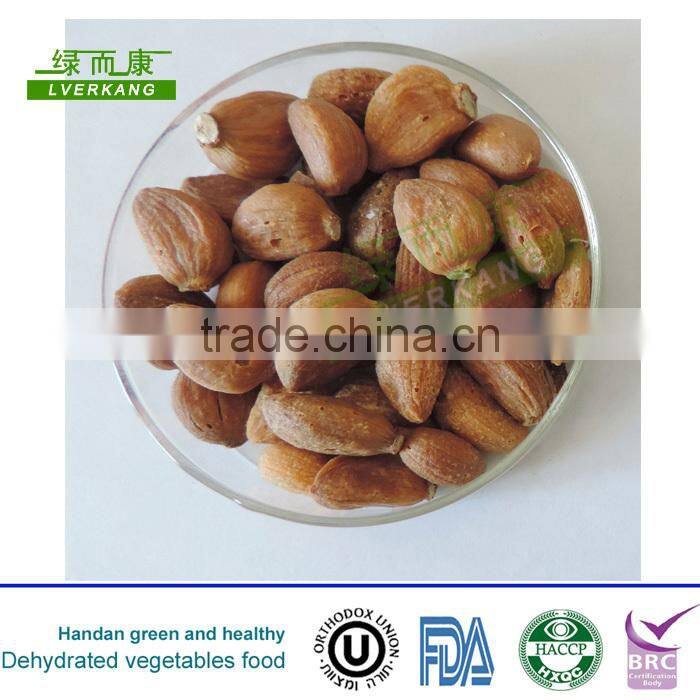 Milk white dehydrated garlic roasted from Yongnian, China