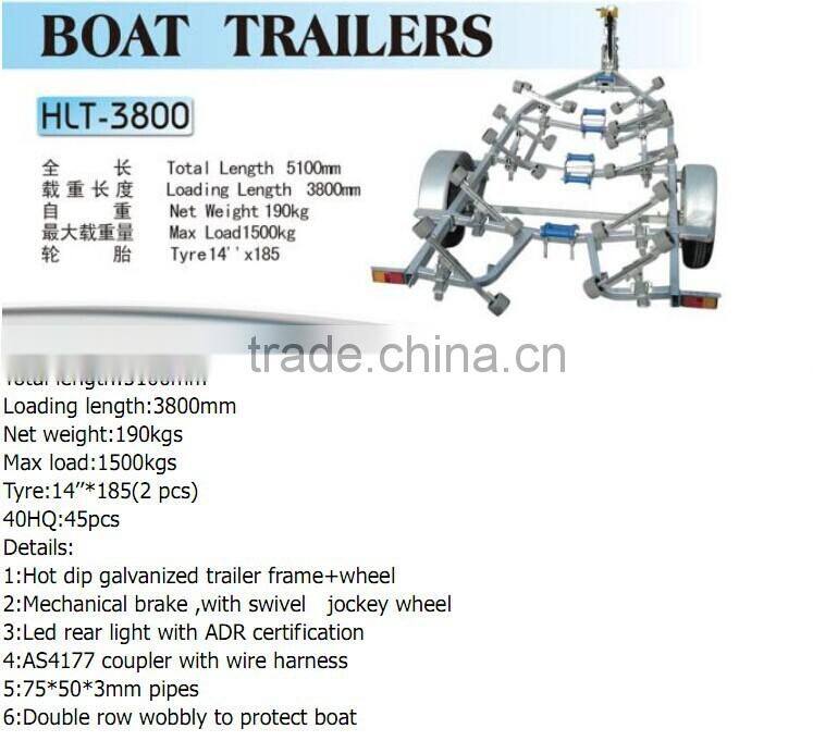 Boat trailer iso 9001 heavy duty galvanized haylite-5800