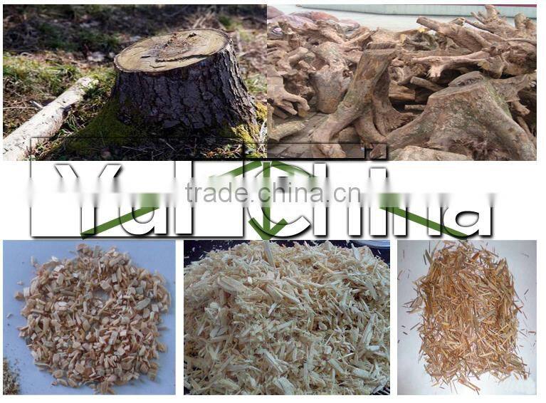 Wood Logs diesel wood chipper