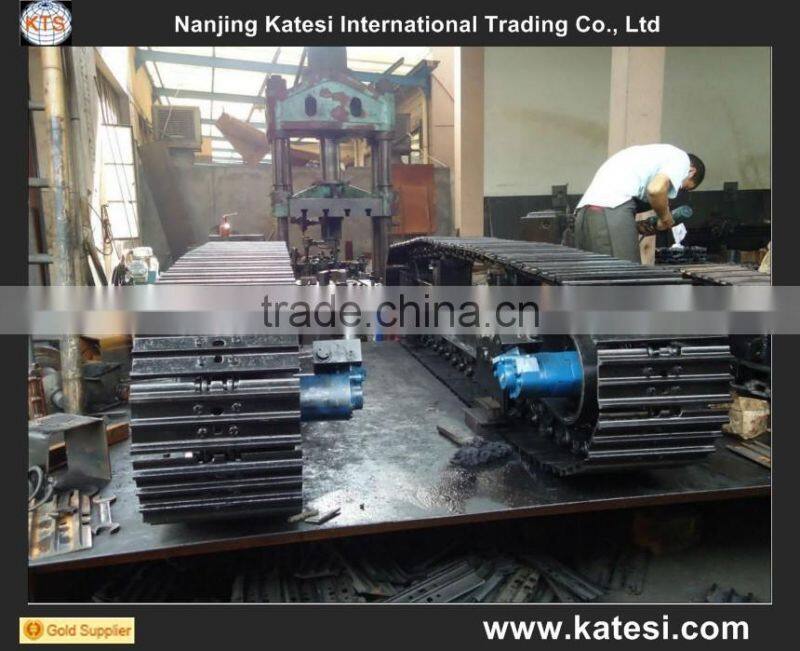 Steel Track Undercarriage And Track Chassis For Transport In Construction Site