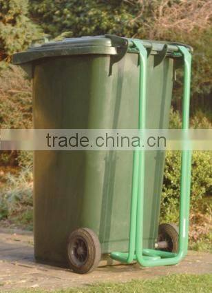 garden tool bag garden rubbish wheelin bin tool with iron wood plastic fabric material