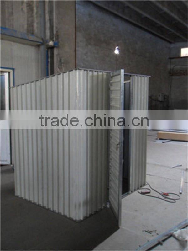 small metal building kit as garden shed/storage shed