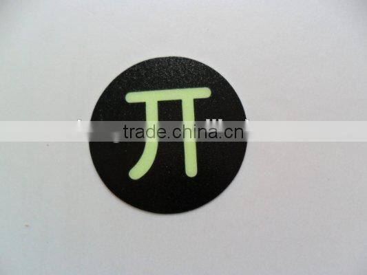 Fluorescent decoration reusable glow in the dark vinyl sticker