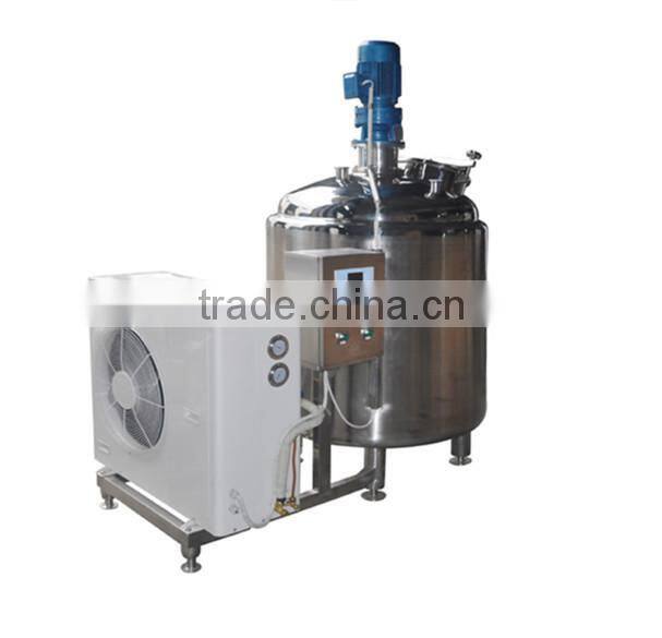 Bulk milk cooling storage tank