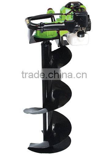 Gasoline ground drill 52cc manual earth auger